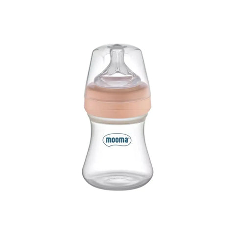 Mooma Kindy Antikolik PP Biberon 150ml 0-6 Ay Yavaş Akış - Old Rose