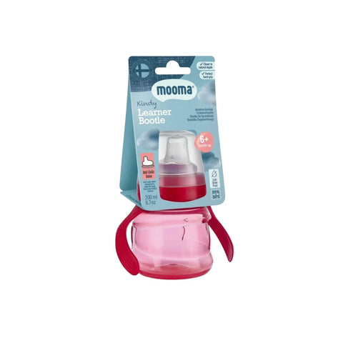 Mooma Kindy Antikolik PP Alıştırma Bardağı 200ML - Red