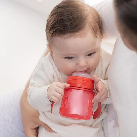 Mooma Kindy Antikolik PP Alıştırma Bardağı 200ML - Red
