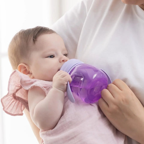 Mooma Kindy Antikolik PP Alıştırma Bardağı 200ML - Baby Purple