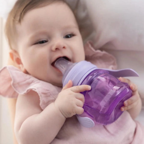 Mooma Kindy Antikolik PP Alıştırma Bardağı 200ML - Baby Purple