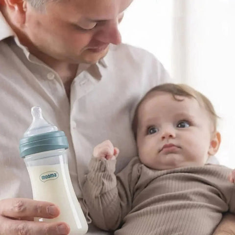 Mooma Kindy Antikolik PP Biberon 250ml 18+ Ay Hızlı Akış - Bowl Blue