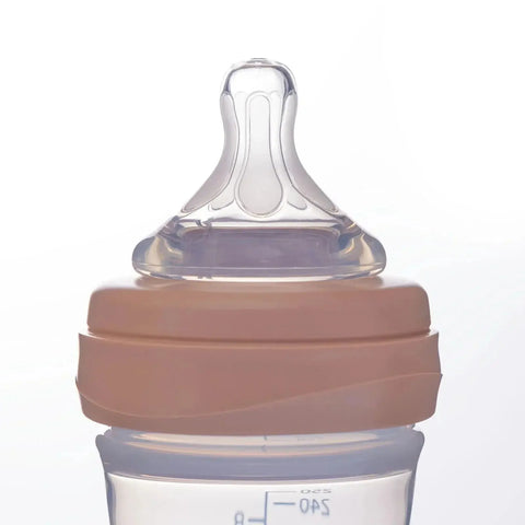 Mooma Kindy Antikolik PP Biberon 250ml 6-18 Ay Orta Akış - Old Rose