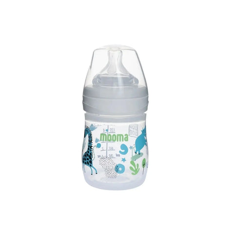 Mooma Neeko Antikolik Biberon 150ml 0-6 Ay Yavaş Akış - Hayvan Desenli