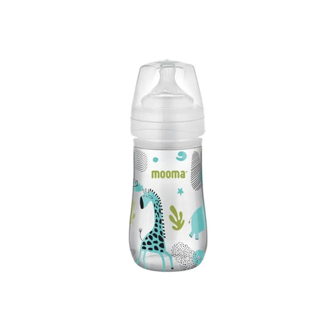Mooma Neeko Antikolik Biberon 250ml 18+ Ay Hızlı Akış - Hayvan Desenli