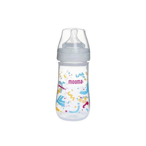 Mooma Neeko Antikolik Biberon 250 ml 6-18 Ay Orta Akış - Konfeti Desenli