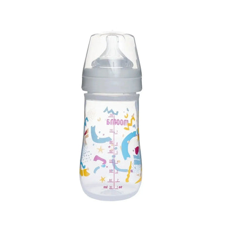 Mooma Neeko Antikolik Biberon 250 ml 6-18 Ay Orta Akış - Konfeti Desenli